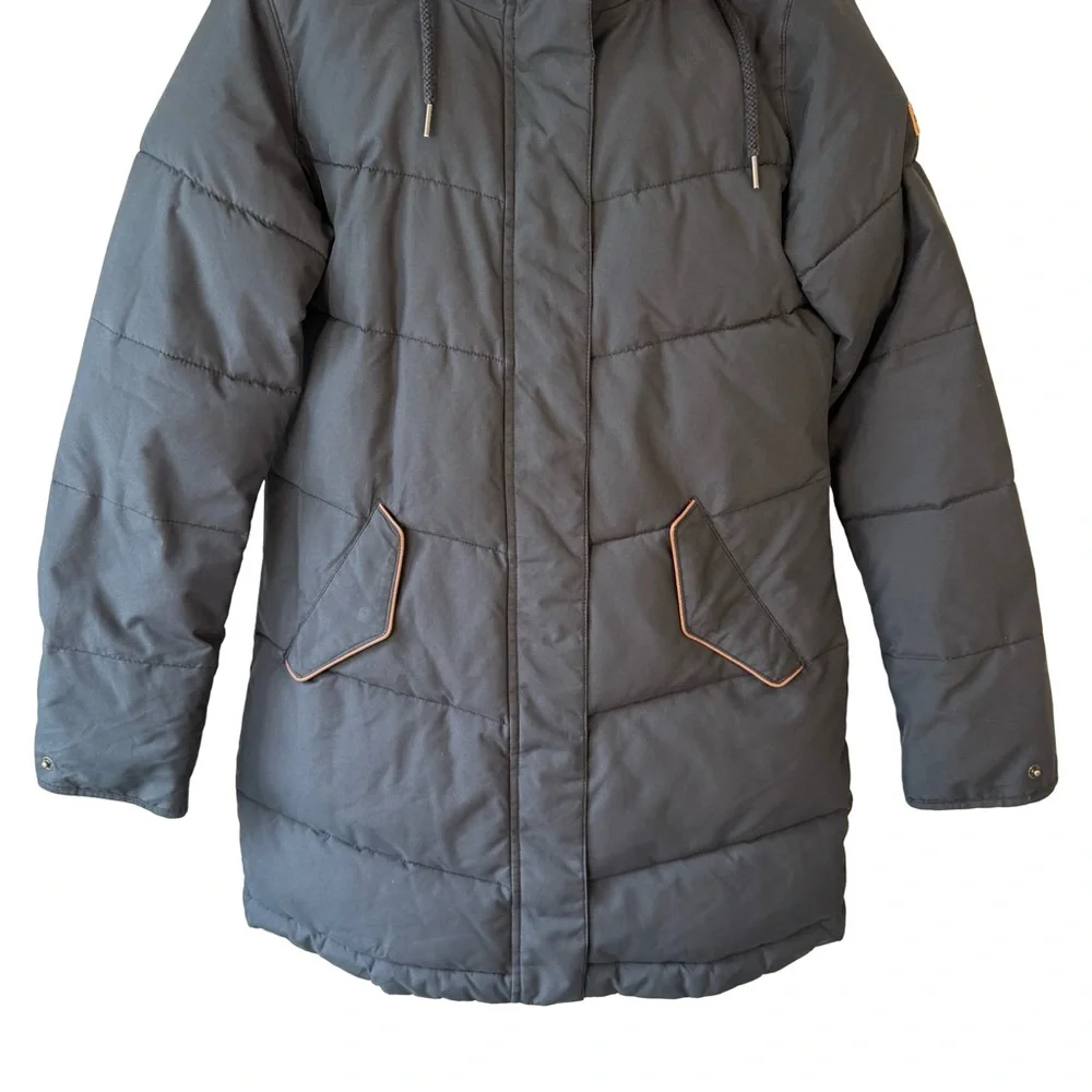 Roxy Black and Brown Puffer Jacket with Dryflight 5K Size XS Winter Cozy - Picture 14 of 16